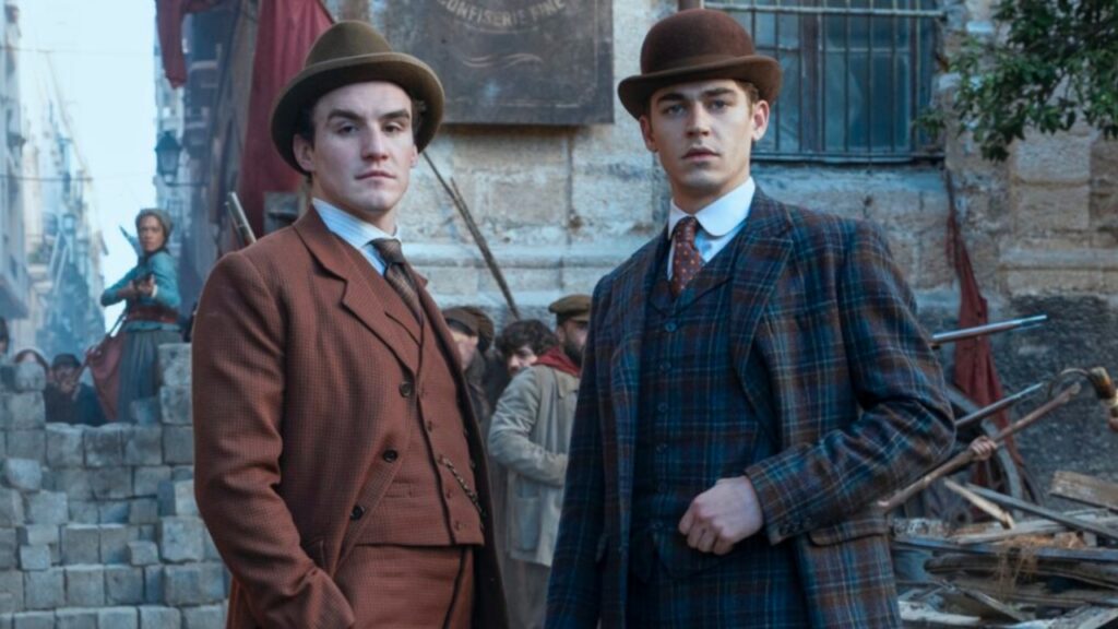 Moriarty and Sherlock in 'Young Sherlock'