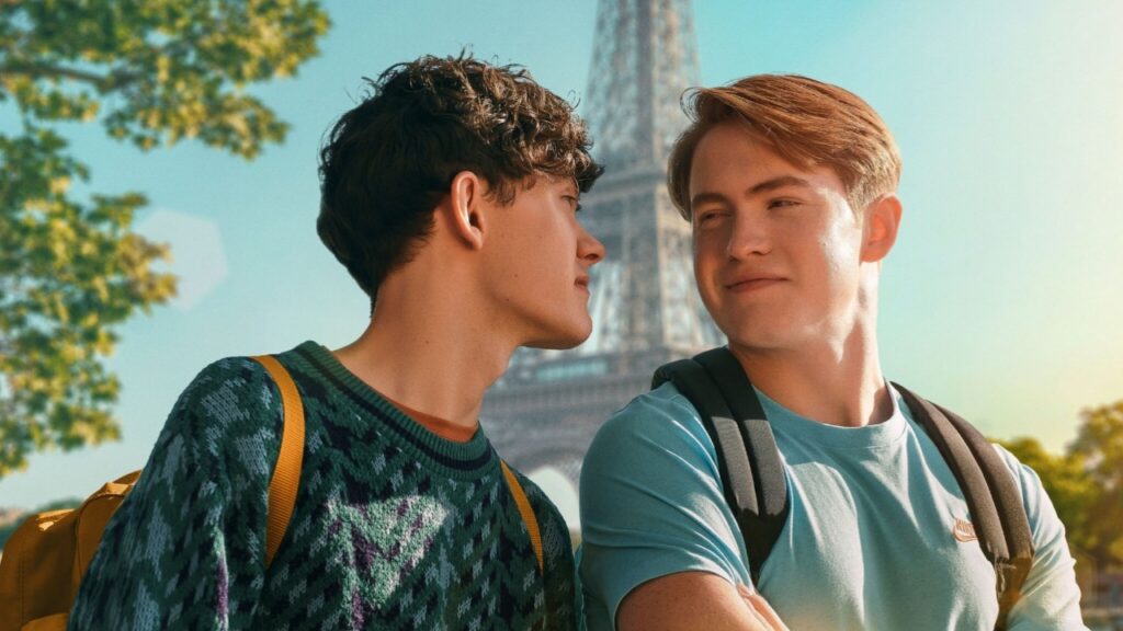 Nick and Charlie in 'Heartstopper'