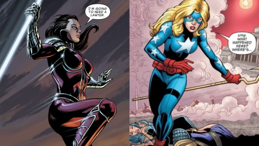 Manhunter and Stargirl (Image: DC)