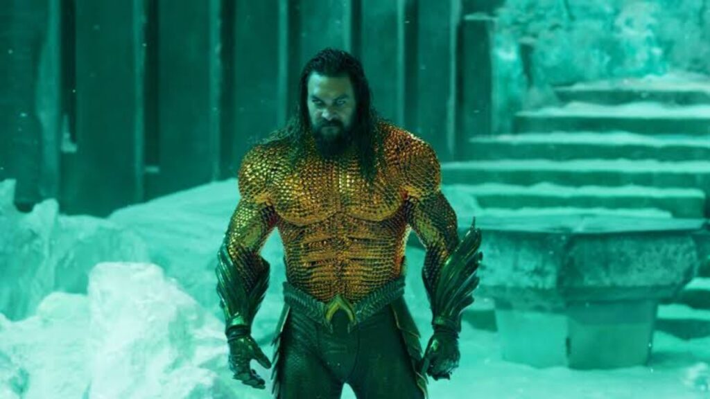 Jason Momoa as Aquaman (Image: DC)