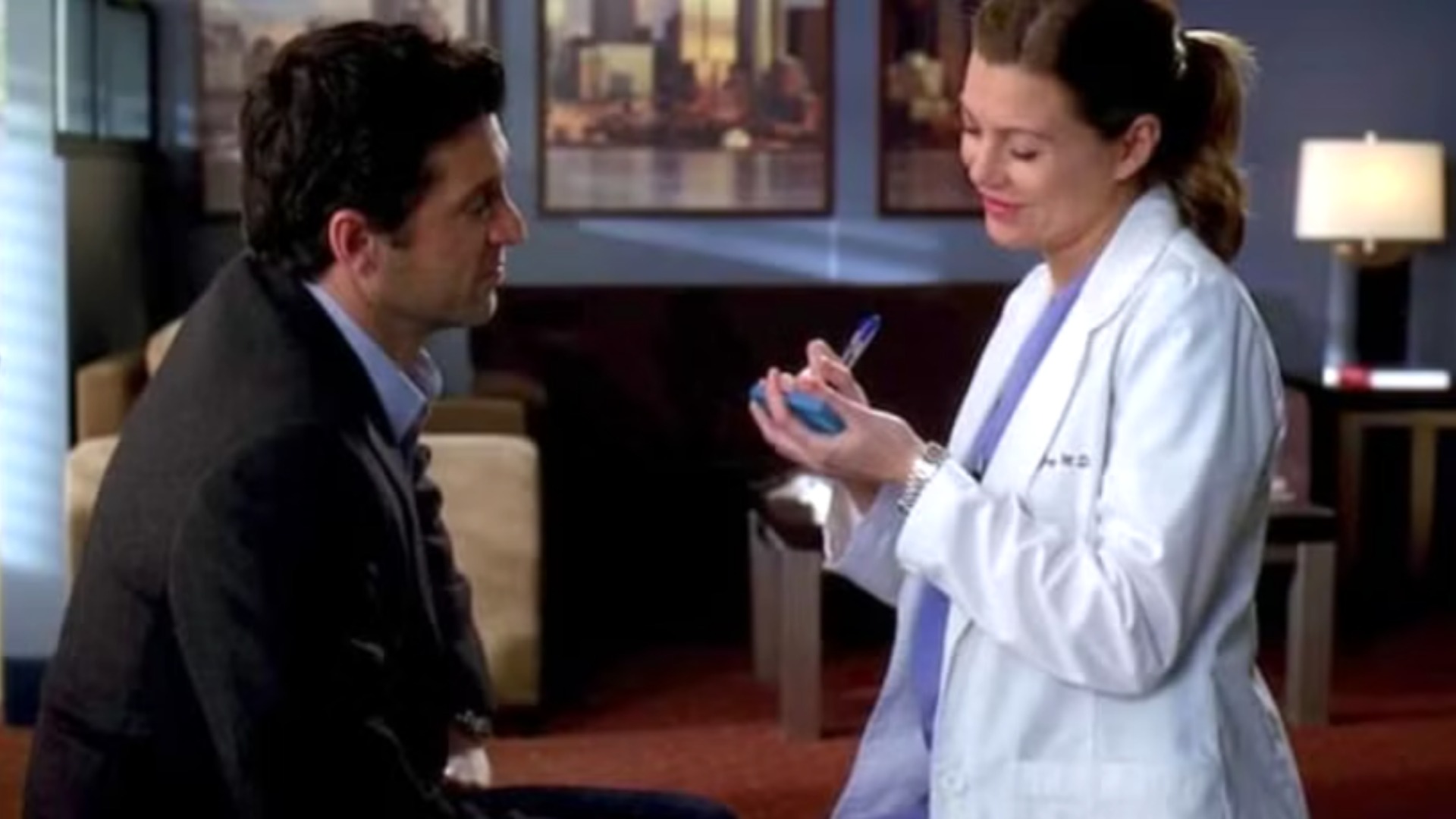 The Post-It Note Wedding of Derek and Meredith