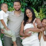 Steph Curry with Family
