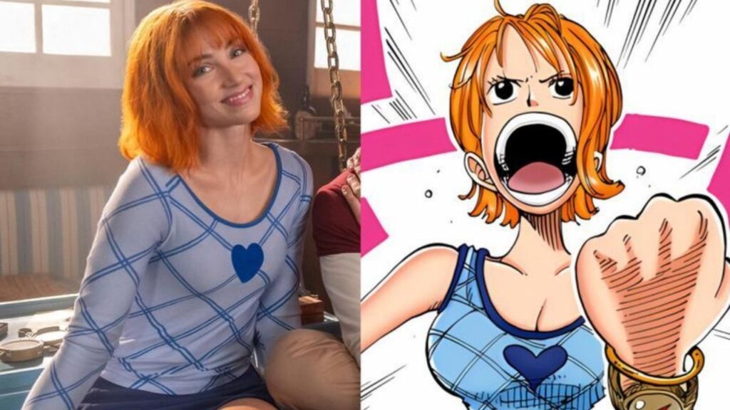Emily Rudd and Nami in 'One Piece'