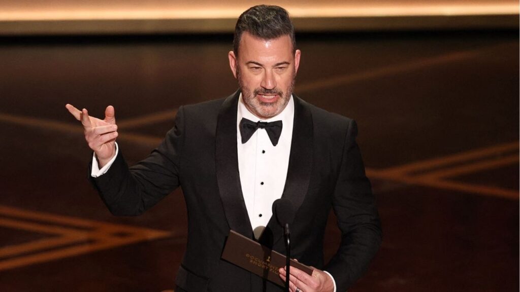 Jimmy Kimmel at the Oscars 2026