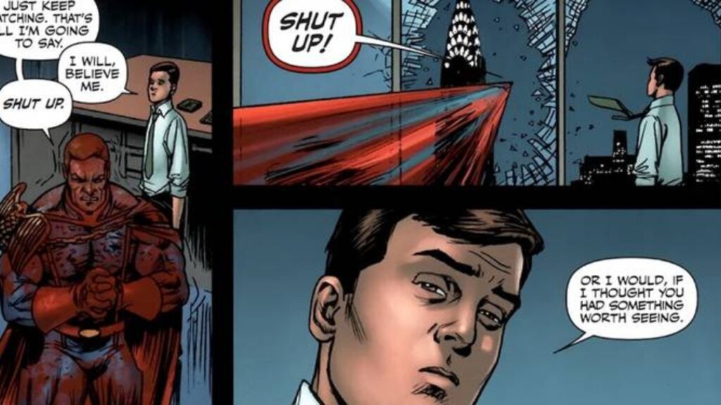 Homelander and Stillwell in 'The Boys' comics (Image: Wildstorm) 