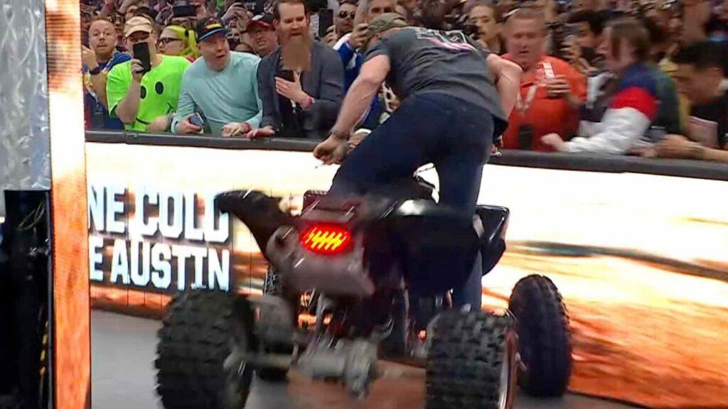 Stone Cold Steve Austin crashed his ATV at WrestleMania 41