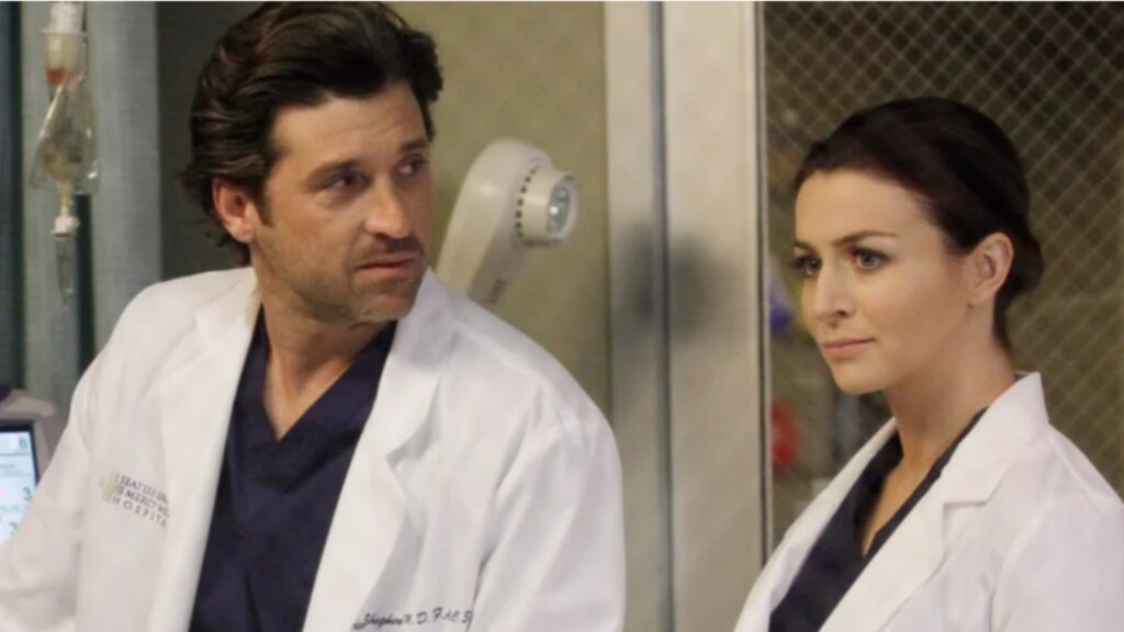 Derek and Amelia in 'Grey's Anatomy'