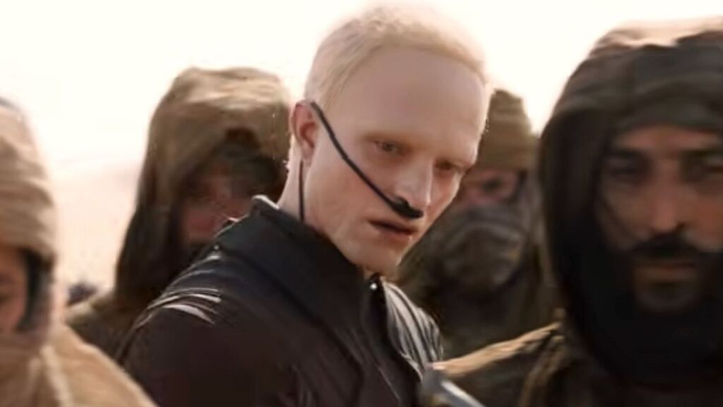 Robert Pattinson as Scytale in Dune: Part 3