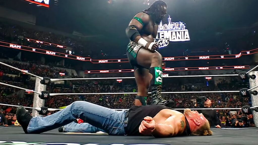 Oba Femi and Brock Lesnar