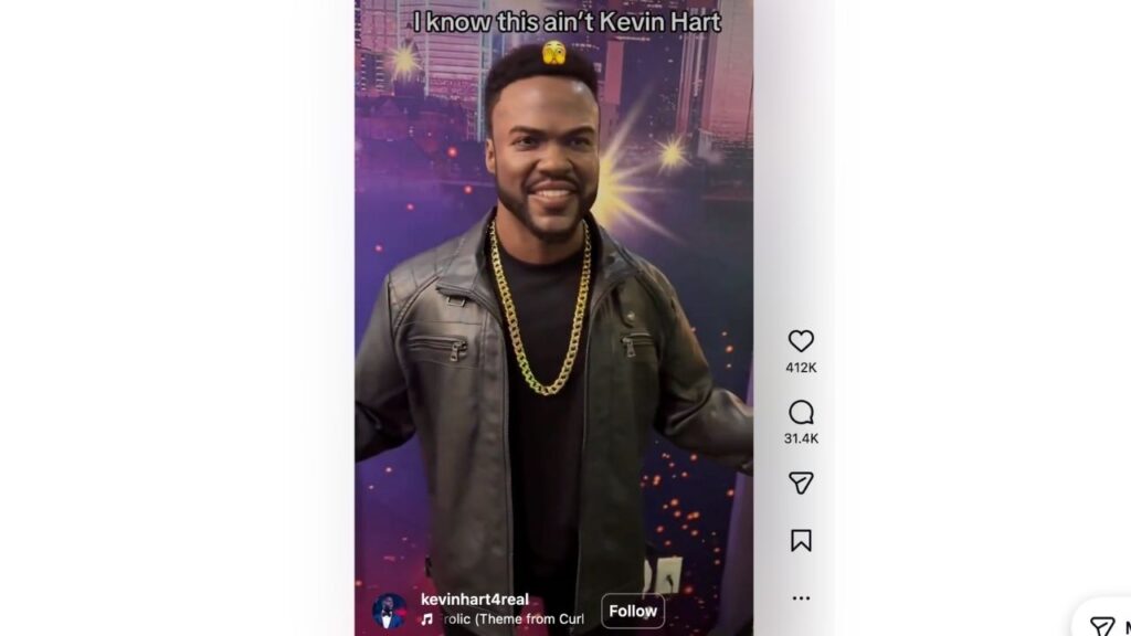 Kevin Hart's wax figure