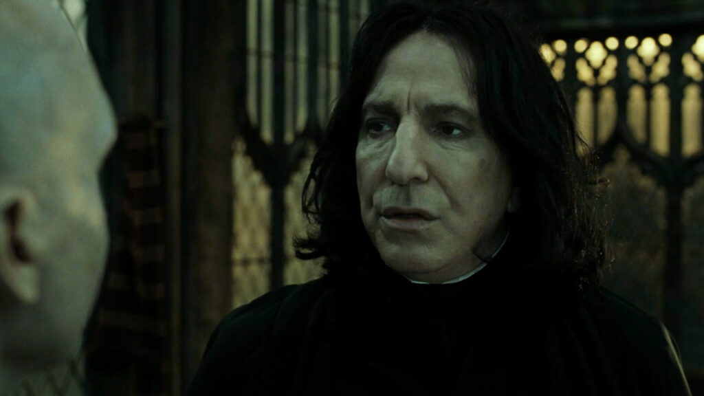 Alan Rickman as Professor Snape in Harry Potter 