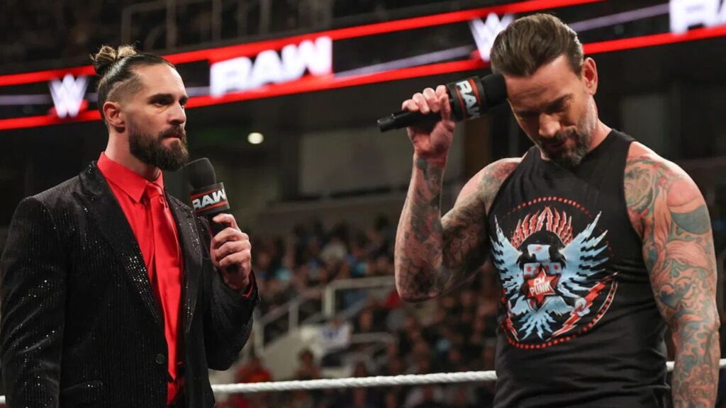 Seth Rollins and CM Punk 