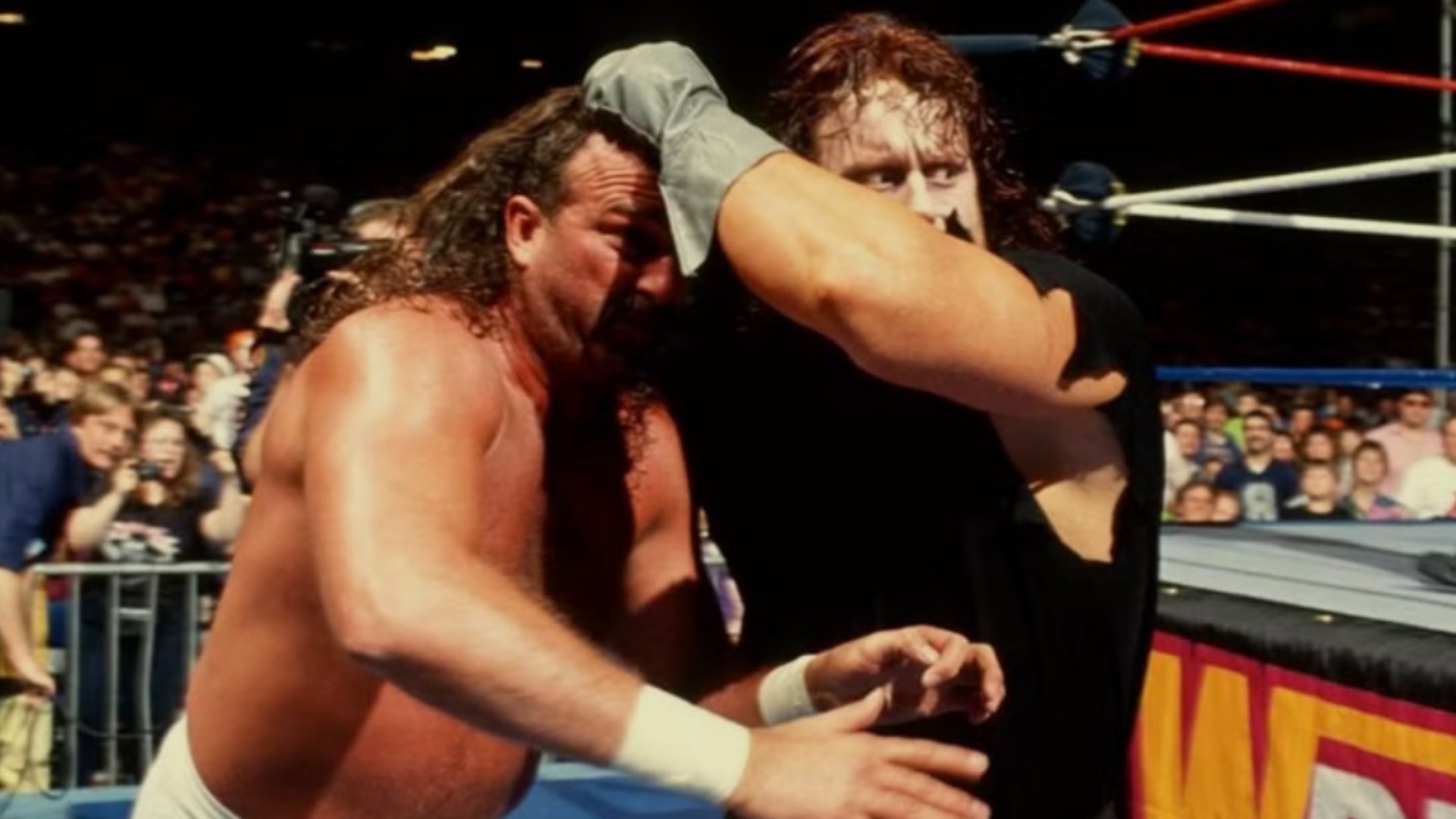 10.⁠ ⁠Slithering Away — WrestleMania VIII (1992)
