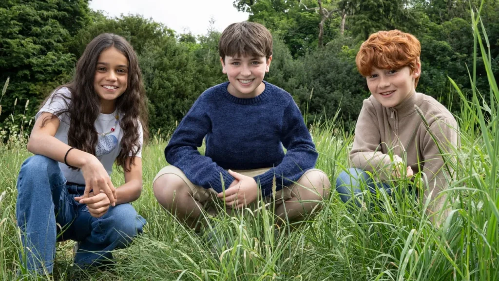 Newcomers Dominic McLaughlin, Alastair Stout, and Arabella Stanton will play Harry Potter, Ron Weasley, and Hermione Granger (Image: Warner Bros.)