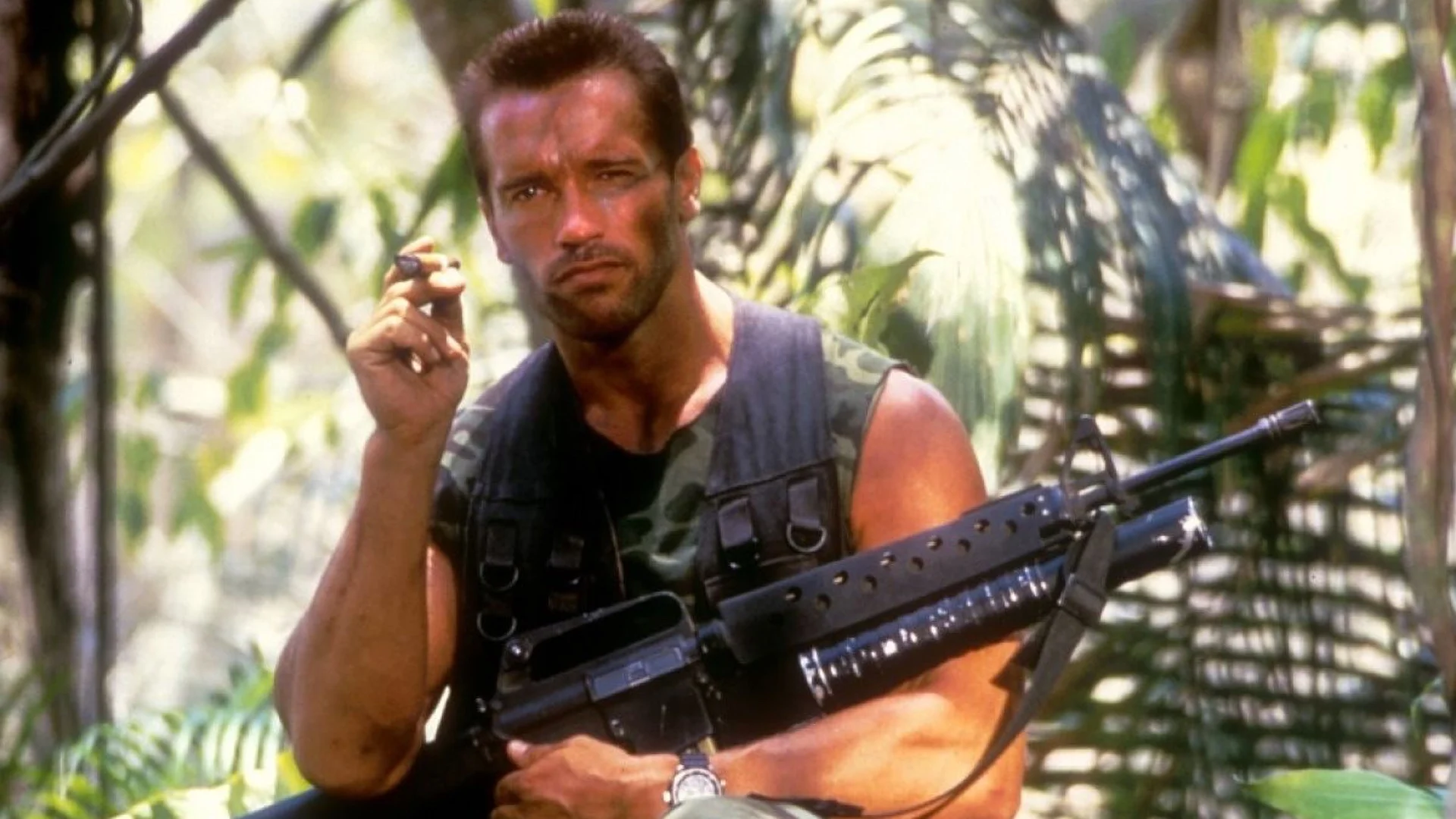 Dutch (Predator, played by Arnold Schwarzenegger)