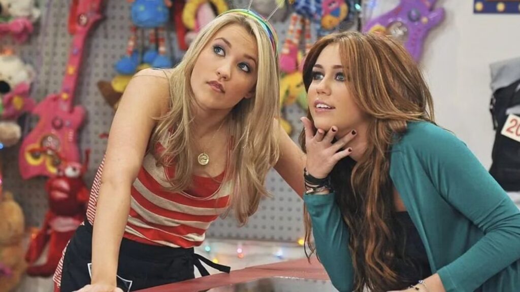 Lilly Truscott and Hannah Montana (Image: Disney)