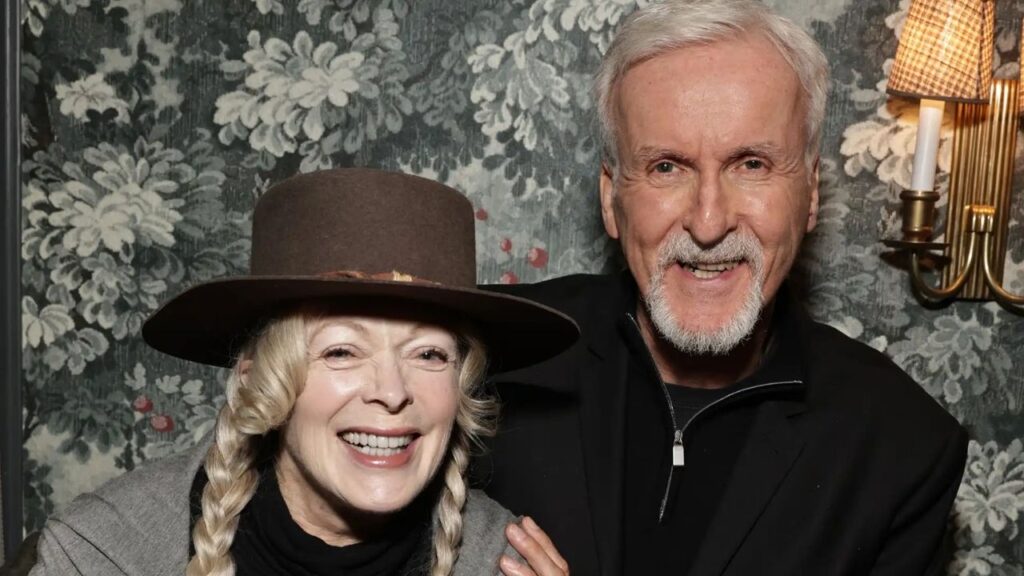 Frances Fisher and James Cameron
