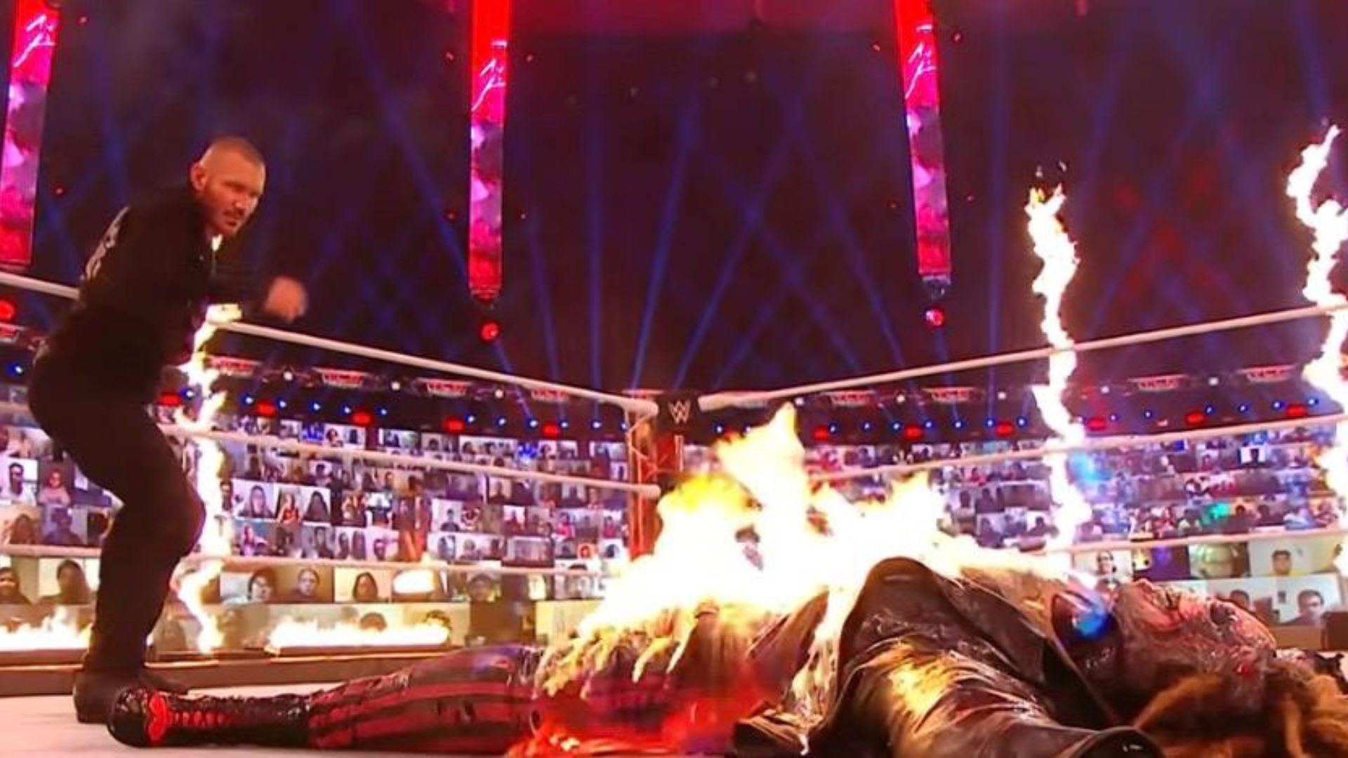 4.⁠ ⁠Randy Orton Burning The Fiend (TLC, December 2020)