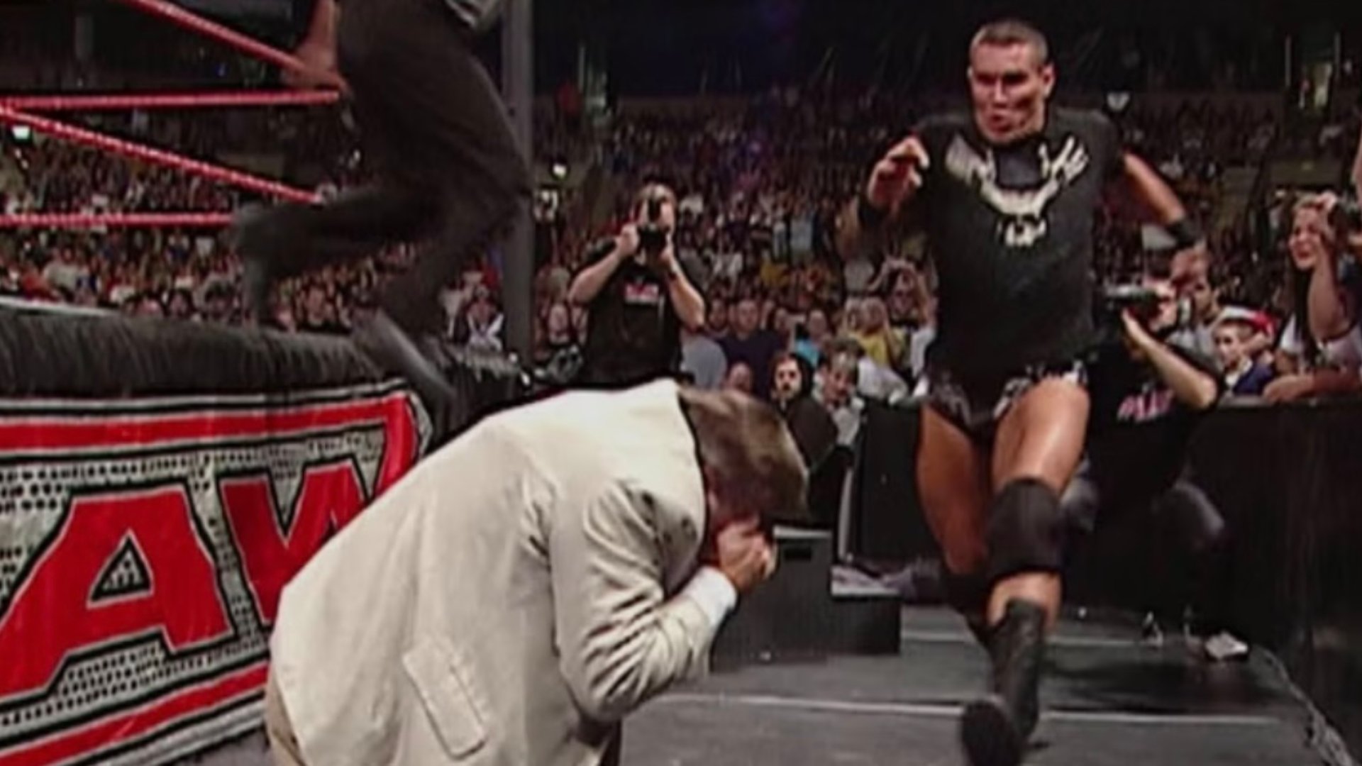 10.⁠ ⁠Randy Orton Punting John Cena Sr. (Raw, 2007)