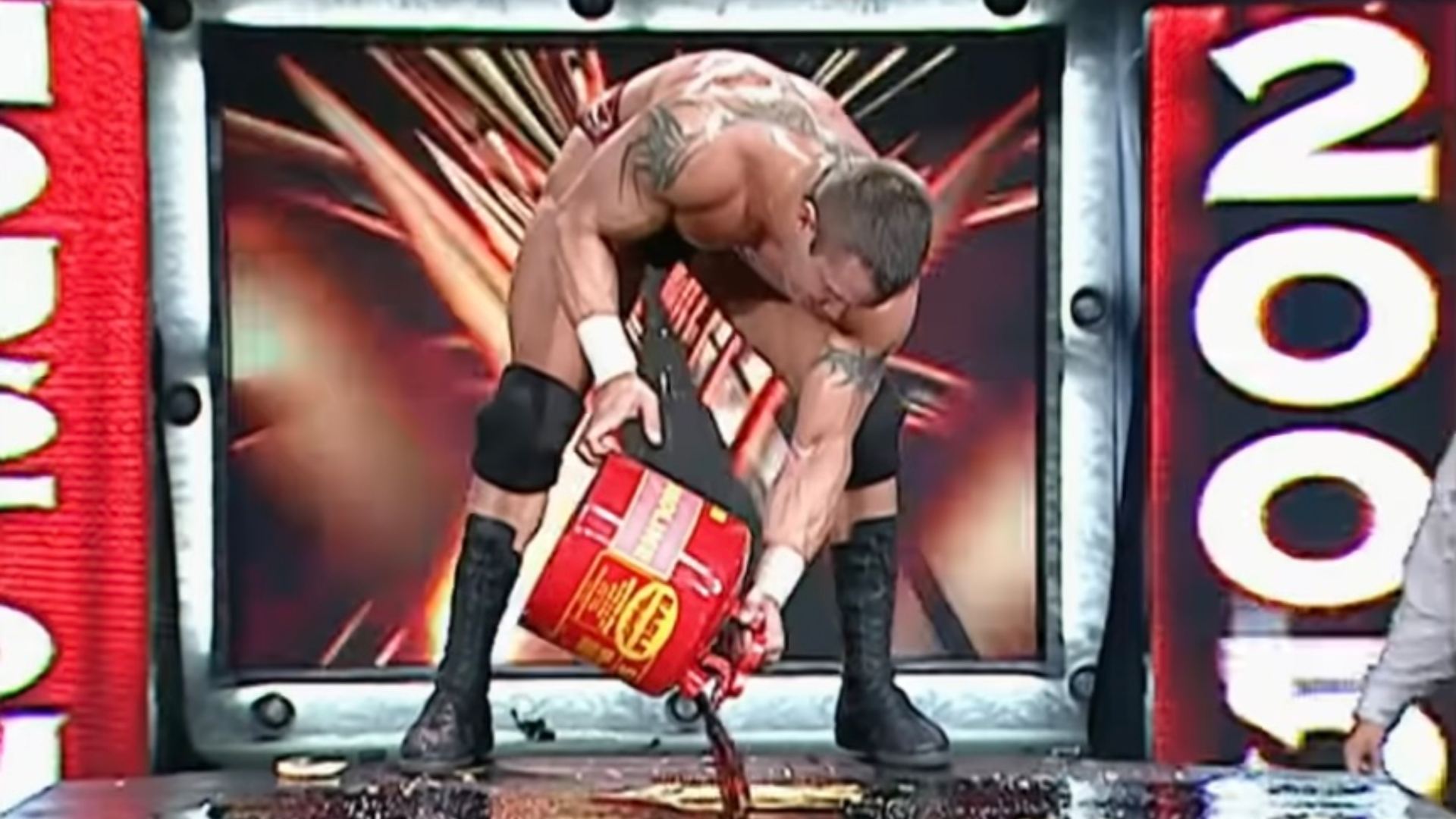 3.⁠ ⁠Randy Orton Setting a Casket with The Undertaker on Fire (No Mercy build, 2005)