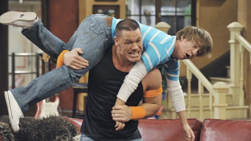 John Cena on Hannah Montana (Image: Disney)