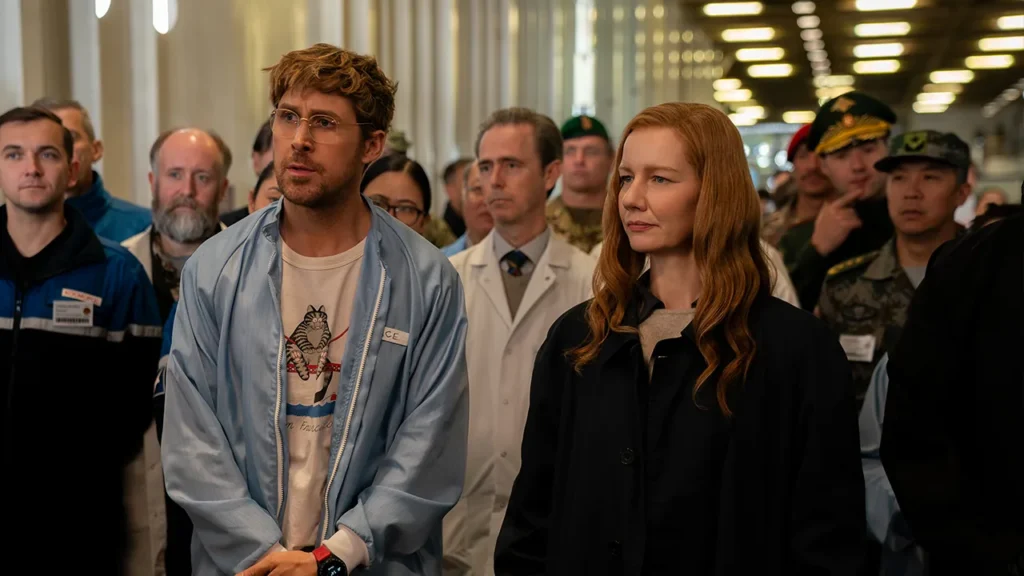 Sandra Huller and Ryan Gosling in 'Project Hail Mary' (Image: Amazon MGM)