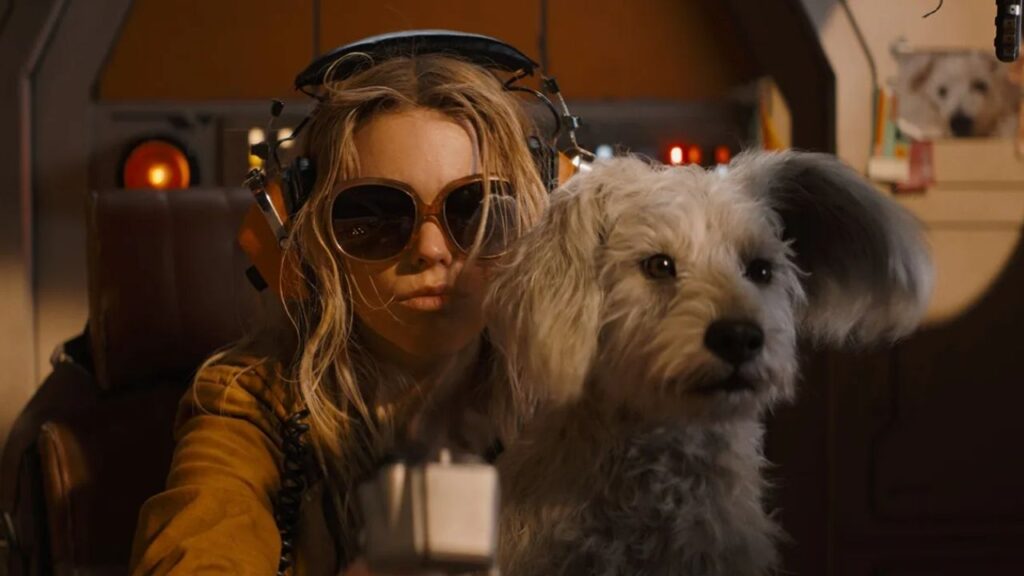 Krypto and Kara from Supergirl