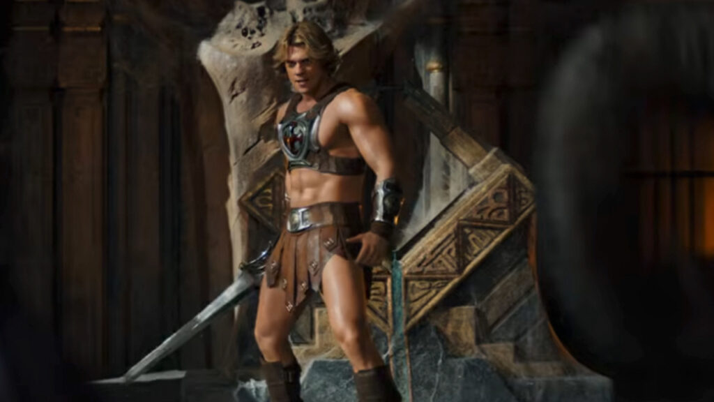 Nicholas Galitzine stars as He-Man in Masters of the Universe (Image: Amazon MGM)
