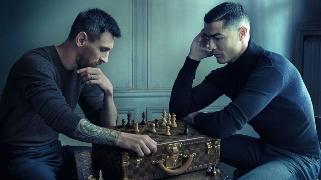Lionel Messi and Cristiano Ronaldo were featured in another advertisement during the 2022 FIFA World Cup