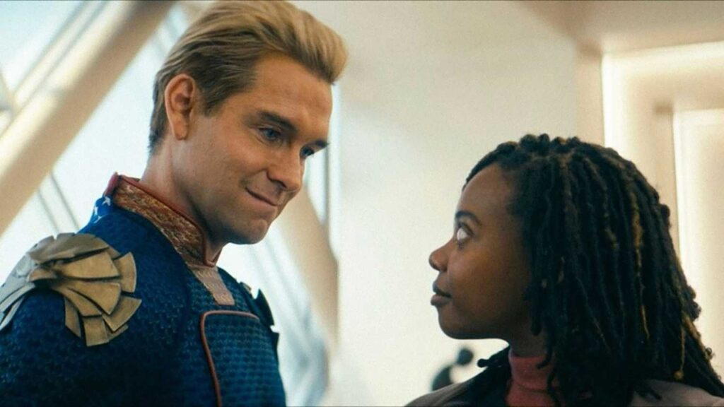 Homelander and Sage in 'The Boys' (Image: Amazon)