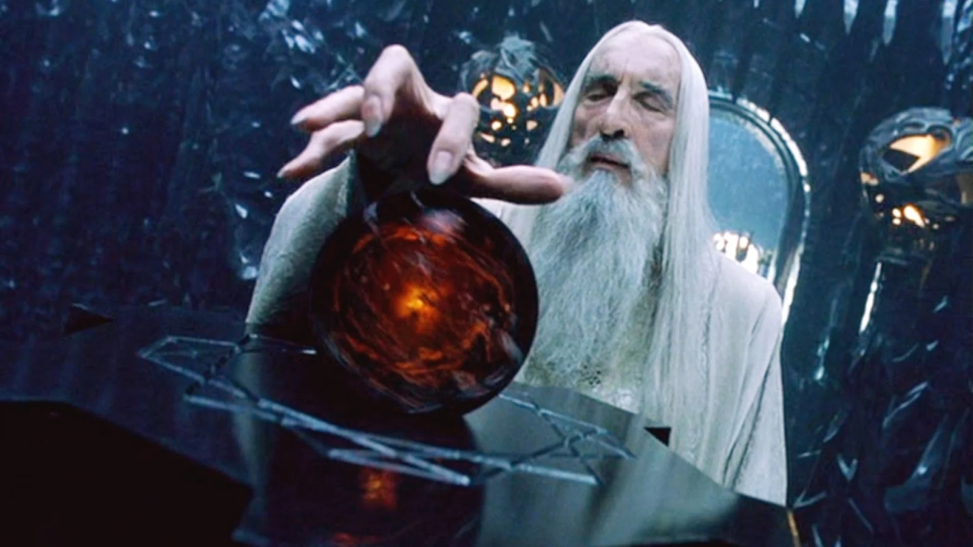 6. Christopher Lee as Saruman