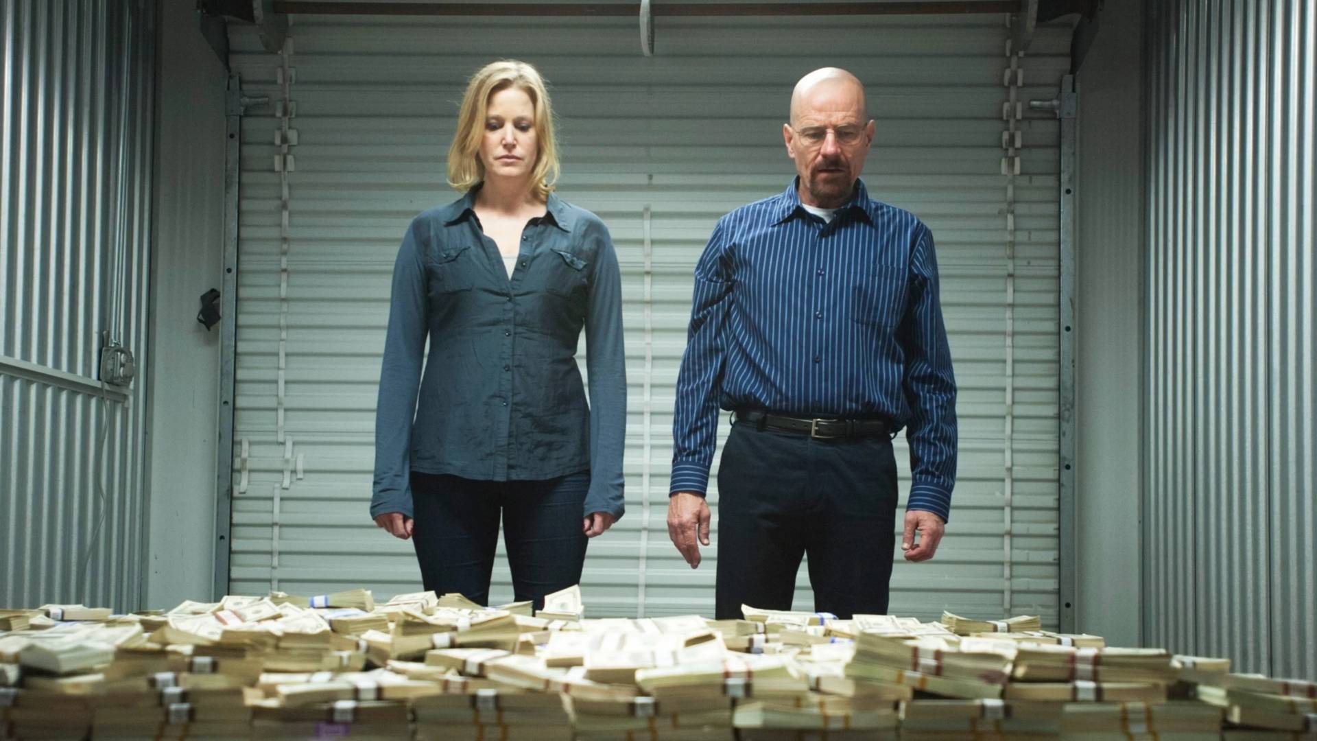 Walter and Skyler White from Breaking Bad