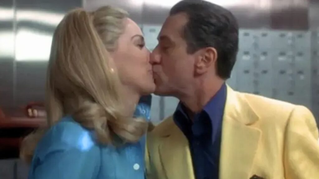 Sharon Stone and Robert De Niro's kiss scene in Casino