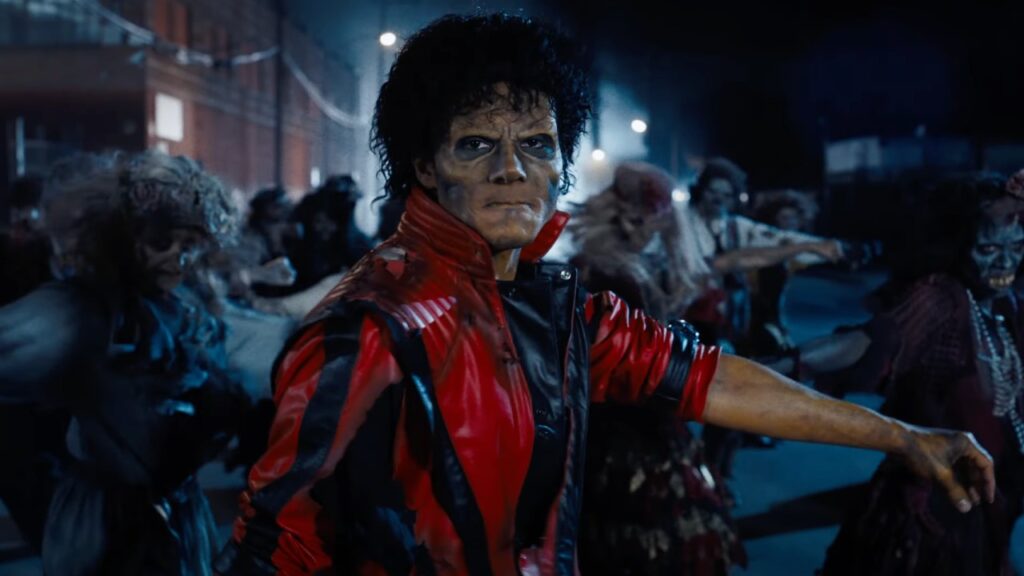 Jaafar Jackson as Michael Jackson (Image: Lionsgate)