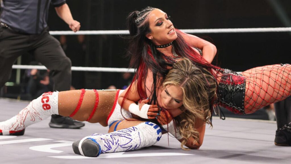 Jacy Jayne was involved in a high stakes triple threat title match at NXT Stand & Deliver