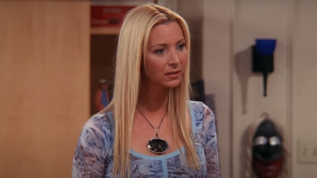 Lisa Kudrown as Phoebe Buffay on 'Friends' (Image: NBC)