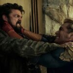 Homelander and Butcher in 'The Boys' (Image: Amazon)