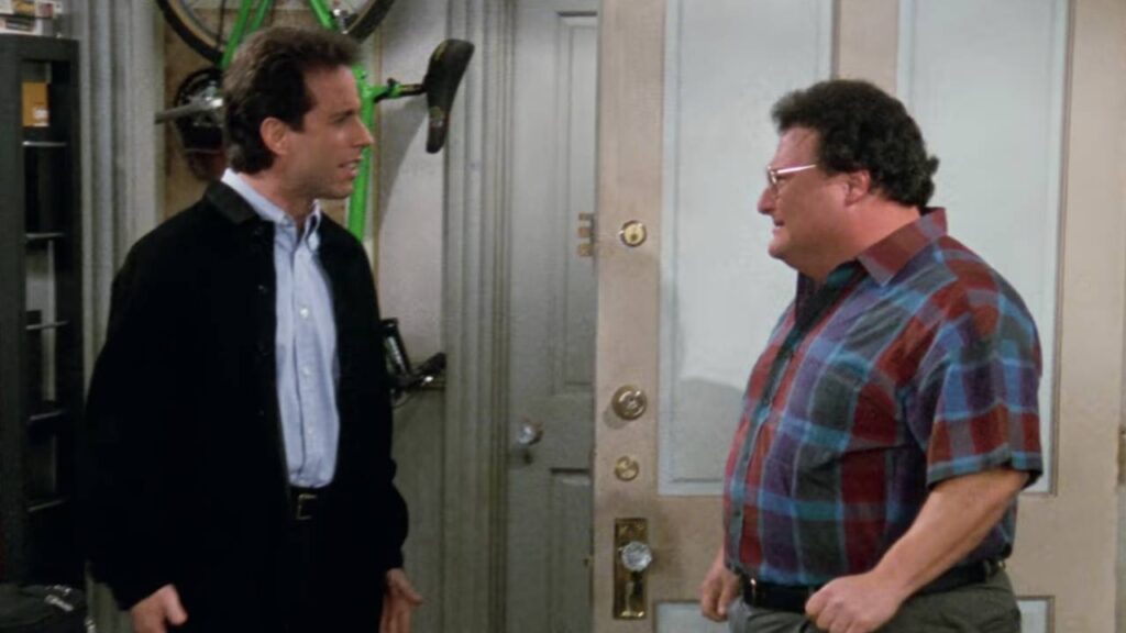 Jerry and Newman in Seinfeld