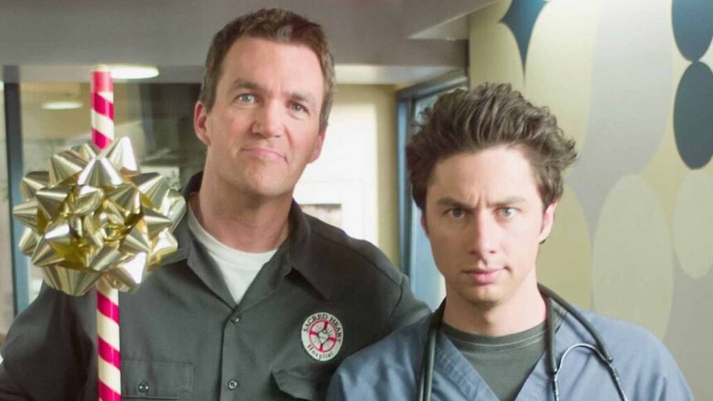 J.D. and the Janitor in Scrubs