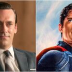 John Hamm and Superman (Image: AMC and Warner Bros.)