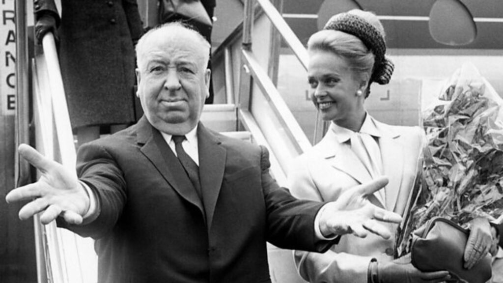 Alfred Hitchcock and Tippi Hedren (BBC)