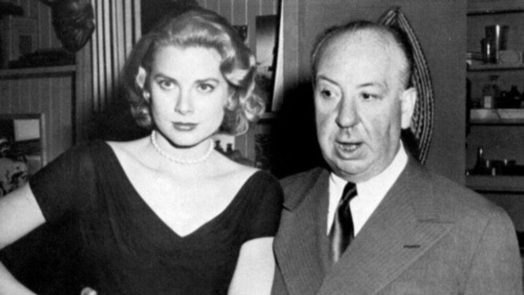 Grace Kelly and Alfred Hitchcock (Offscreen)