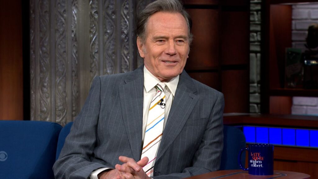 Bryan Cranston at The Late Show