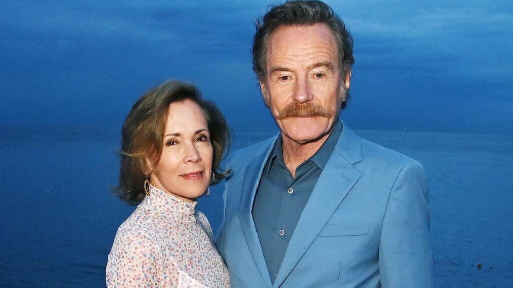 Bryan Cranston with his wife