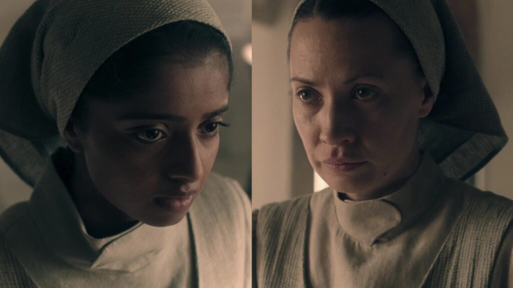 Beth & Sienna in The Handmaid's Tale (Image: Hulu)