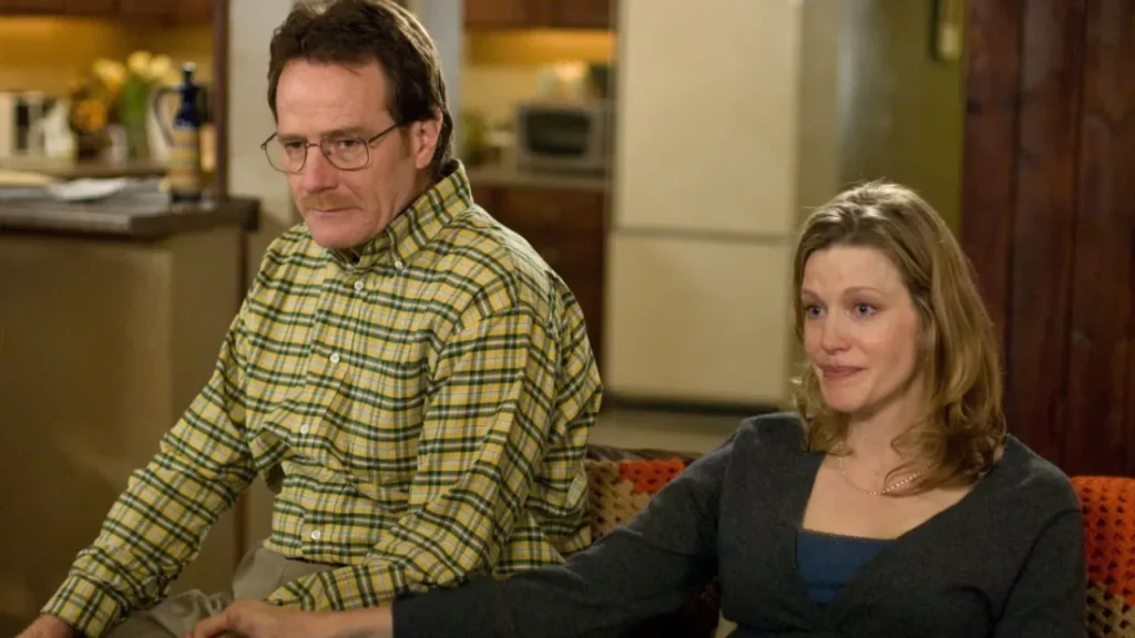 Bryan Cryanston and Anna Gunn in 'Breaking Bad' (Image: AMC)