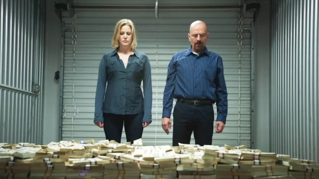 Bryan Cryanston and Anna Gunn in 'Breaking Bad' (Image: AMC)