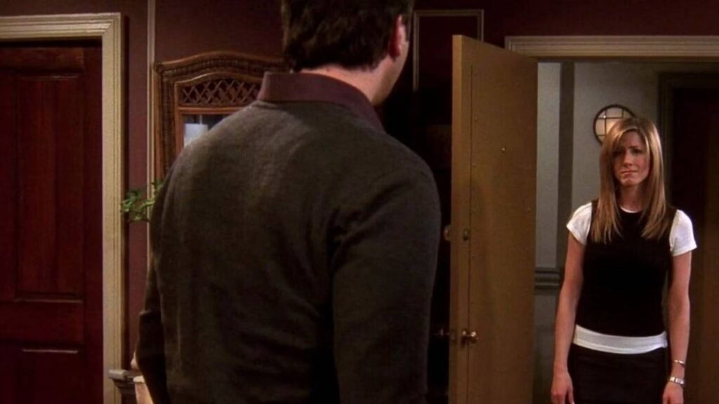 Ross and Rachel in Friends (Image: NBC)