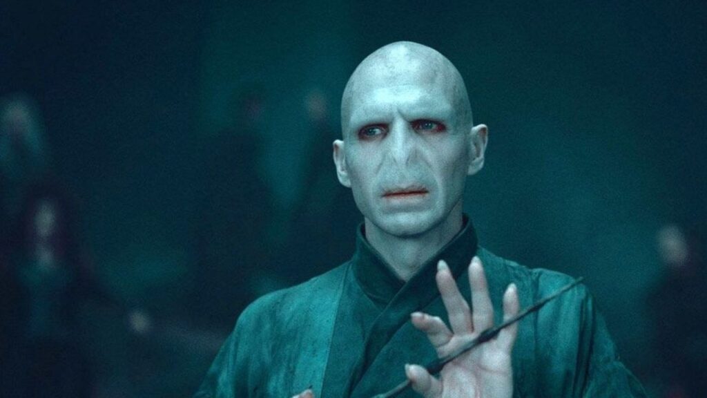 Ralph Fiennes as Voldemort in 'Harry Potter' (Image: Warner Bros.)