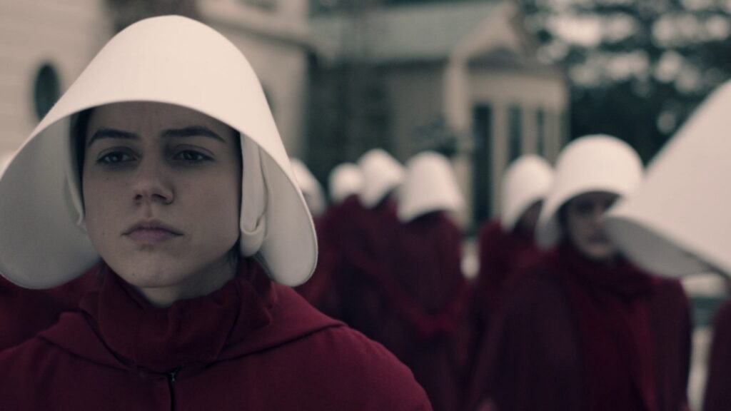 Alma in The Handmaid's Tale (Image: Hulu)